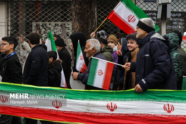 راهپیمایی ۲۲ بهمن در گرگان