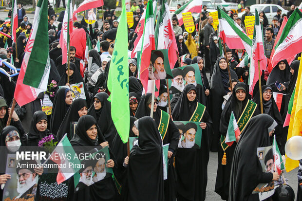 راهپیمایی ۲۲ بهمن در قم