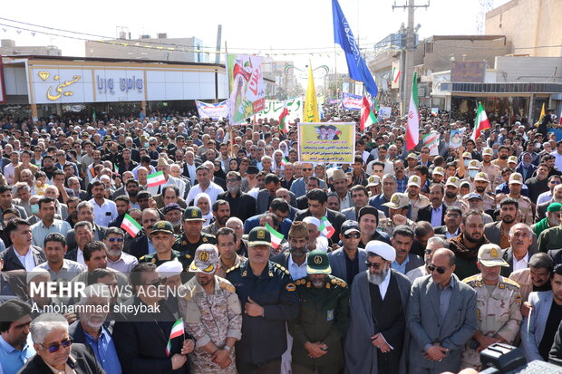 راهپیمایی 22 بهمن 1404 در زابل