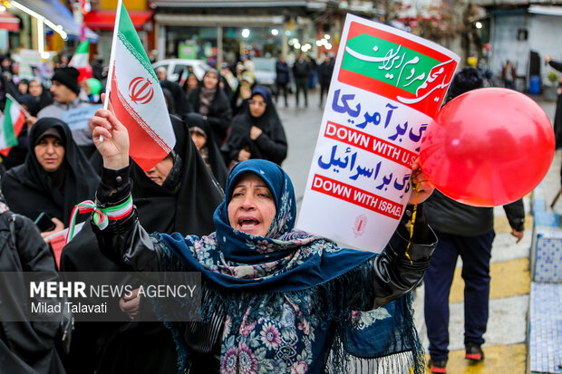 راهپیمایی ۲۲ بهمن در فومن