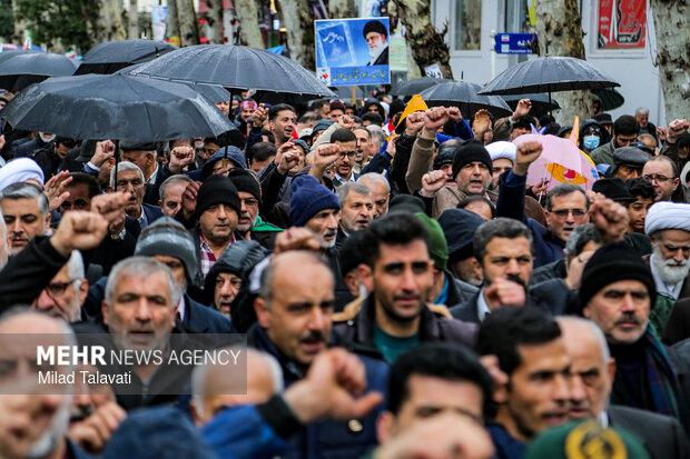 راهپیمایی ۲۲ بهمن در فومن