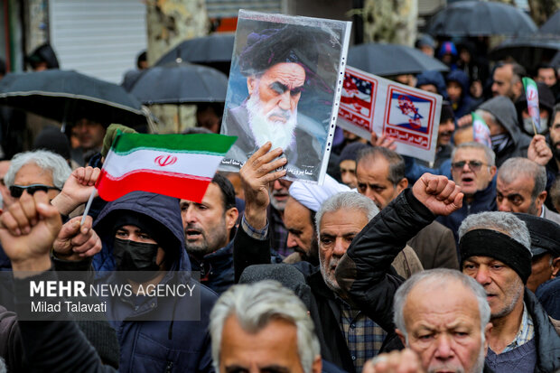 راهپیمایی ۲۲ بهمن در فومن