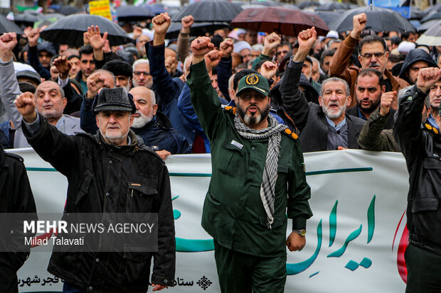 راهپیمایی ۲۲ بهمن در فومن