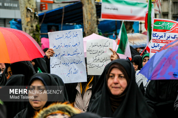 راهپیمایی ۲۲ بهمن در فومن