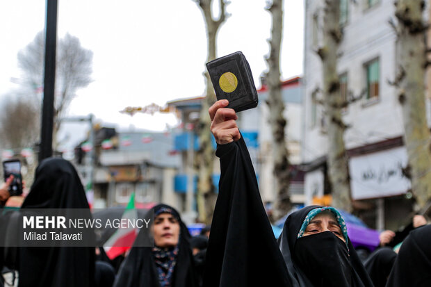 راهپیمایی ۲۲ بهمن در فومن