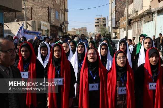 راهپیمایی 22 بهمن 1404 در زابل