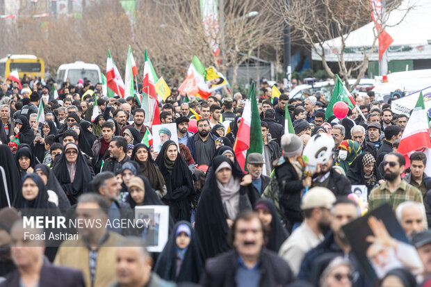 راهپیمایی ۲۲ بهمن در تهران