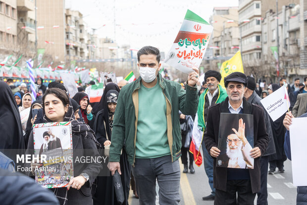 راهپیمایی ۲۲ بهمن در تهران