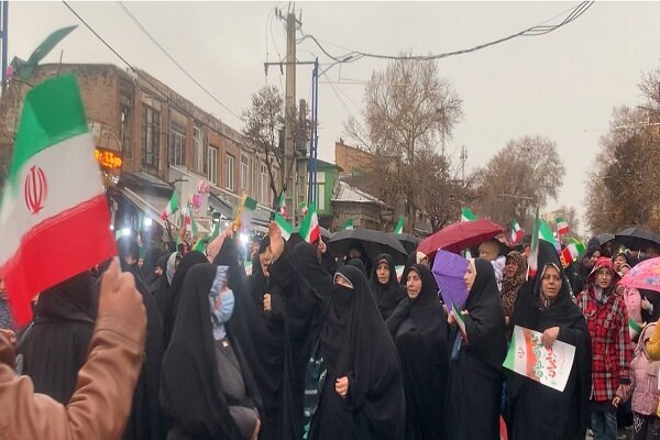 VIDEO: People in Qazvin marked Bahman 22 Rally