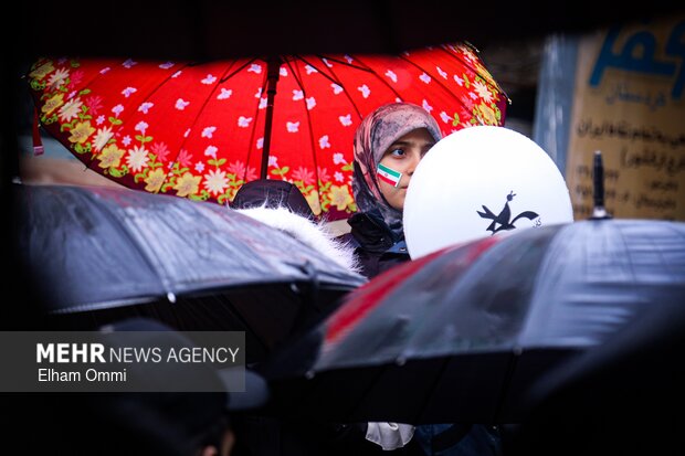 راهپیمایی ۲۲ بهمن در سنندج