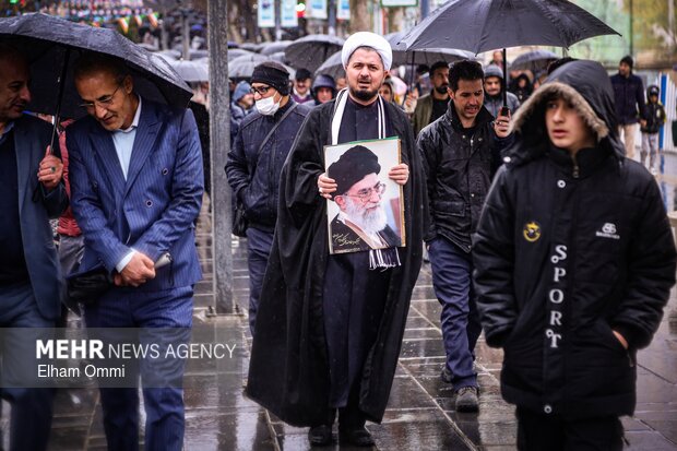 راهپیمایی ۲۲ بهمن در سنندج