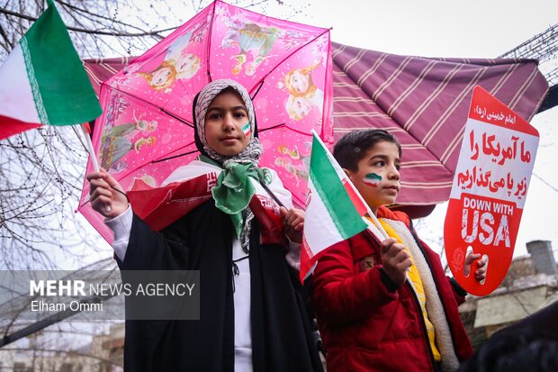 راهپیمایی ۲۲ بهمن در سنندج