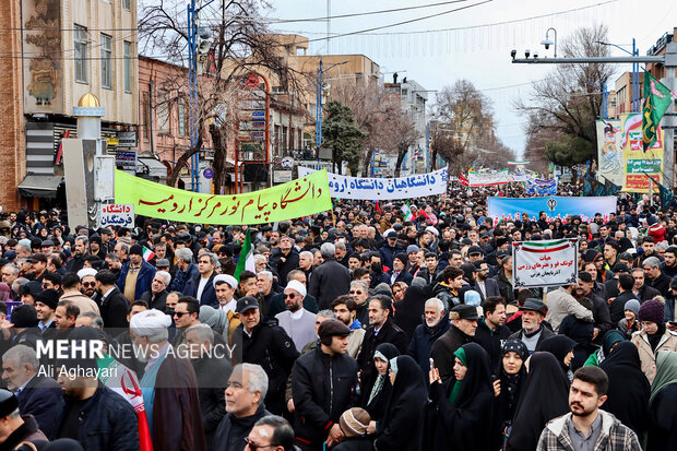 راهپیمایی ۲۲ بهمن در ارومیه