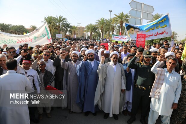 راهپیمایی 22 بهمن 1404 در ایرانشهر