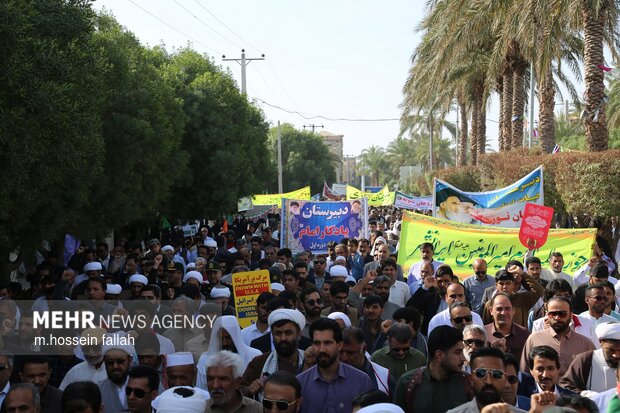راهپیمایی 22 بهمن 1404 در ایرانشهر