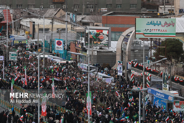 راهپیمایی ۲۲ بهمن در تهران
