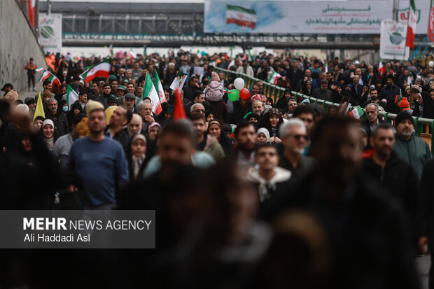 راهپیمایی ۲۲ بهمن در تهران