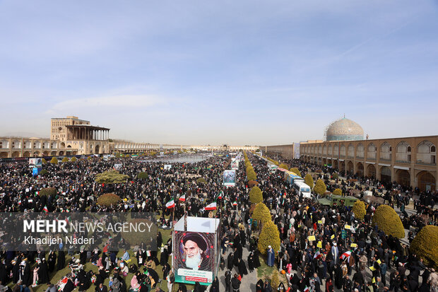 راهپیمایی ۲۲ بهمن در اصفهان