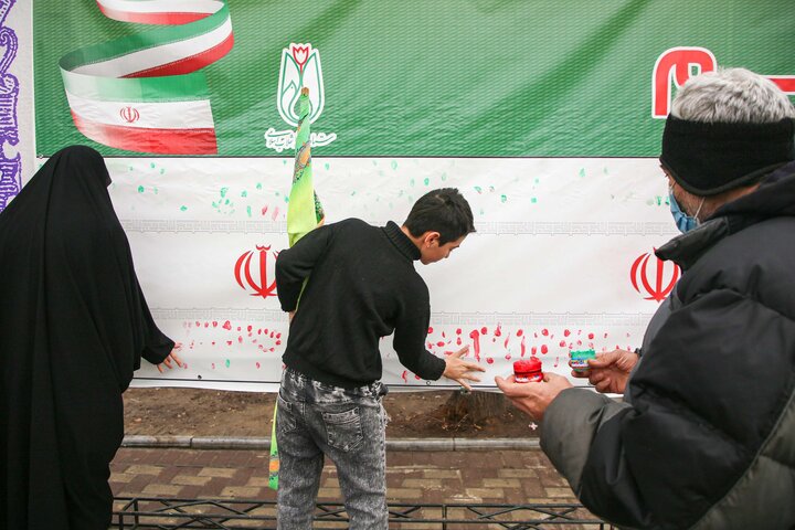 راهپیمایی 22 بهمن در بجنورد