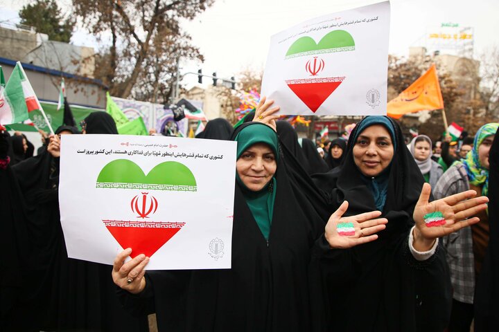 راهپیمایی 22 بهمن در بجنورد