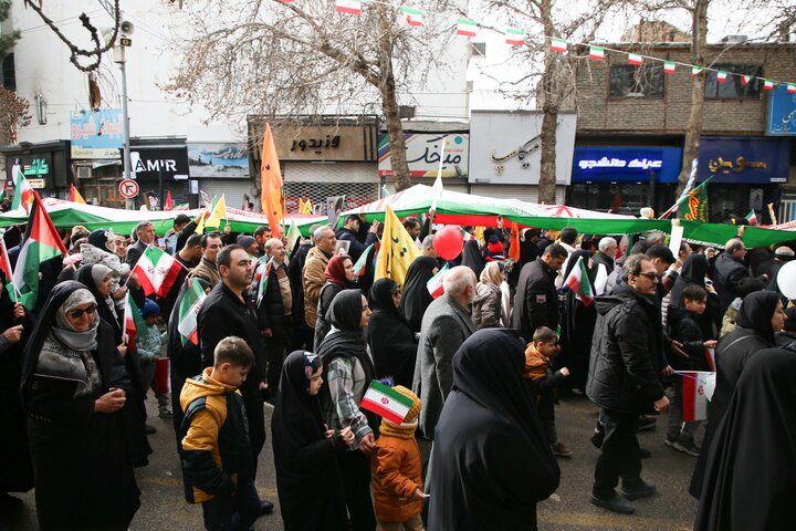 راهپیمایی 22 بهمن در بجنورد
