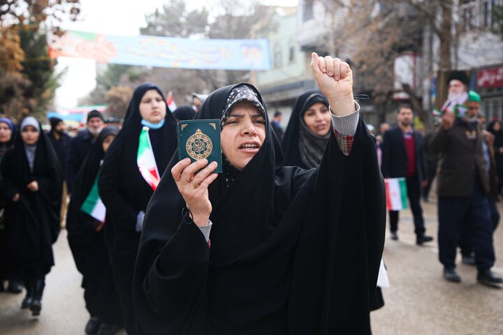 راهپیمایی 22 بهمن در بجنورد