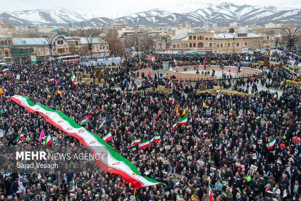 راهپیمایی ۲۲ بهمن در همدان