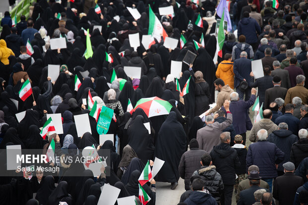 راهپیمایی ۲۲ بهمن در همدان