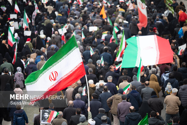 راهپیمایی ۲۲ بهمن در همدان