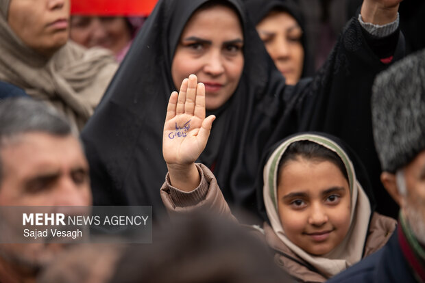 راهپیمایی ۲۲ بهمن در همدان