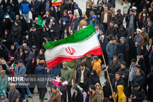 راهپیمایی ۲۲ بهمن در همدان