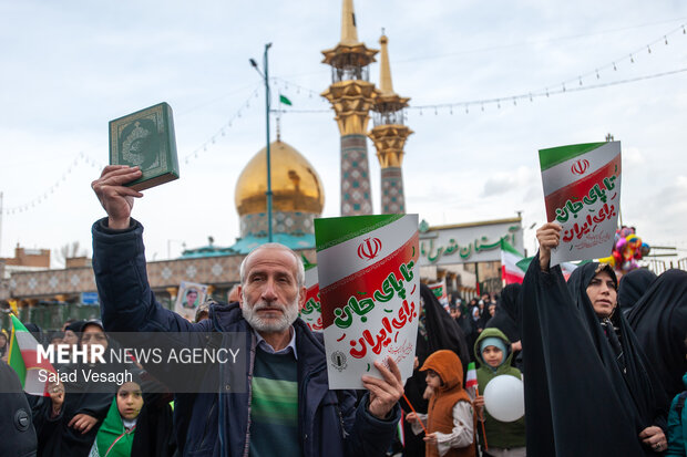 راهپیمایی ۲۲ بهمن در همدان
