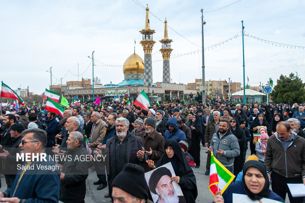 راهپیمایی ۲۲ بهمن در همدان