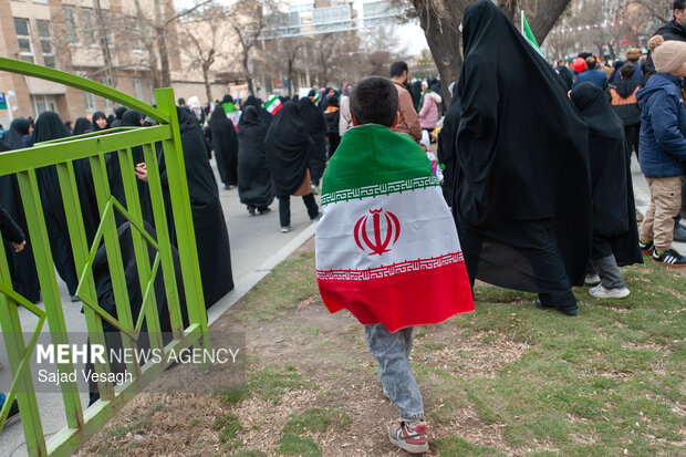 راهپیمایی ۲۲ بهمن در همدان