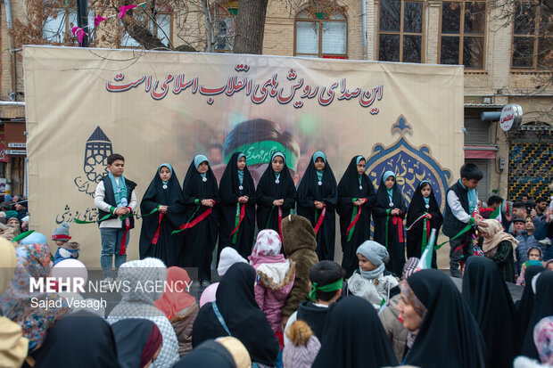 راهپیمایی ۲۲ بهمن در همدان