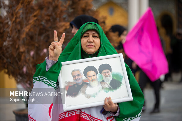 راهپیمایی ۲۲ بهمن در همدان
