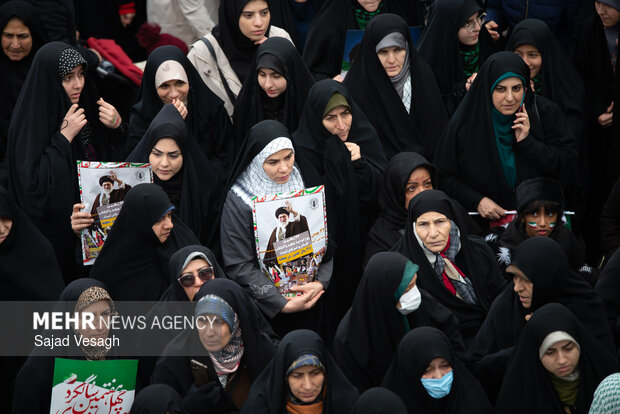راهپیمایی ۲۲ بهمن در همدان