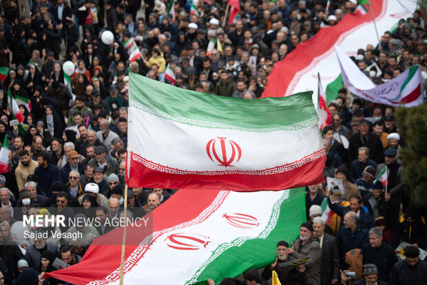 راهپیمایی ۲۲ بهمن در همدان