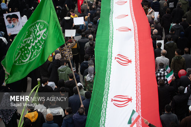 راهپیمایی ۲۲ بهمن در همدان