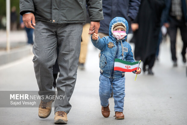 راهپیمایی ۲۲ بهمن در همدان