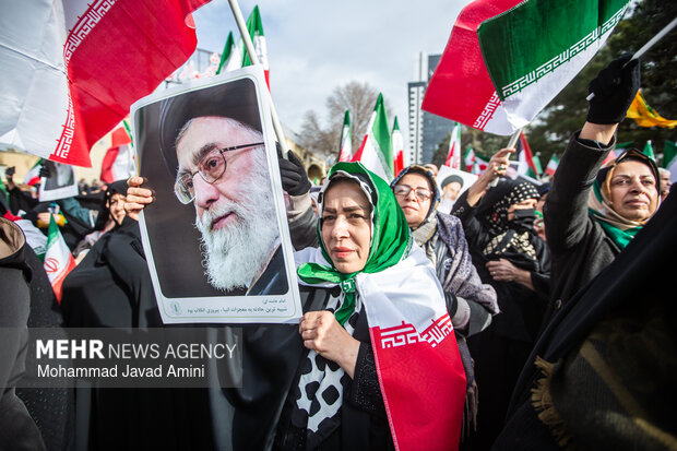 راهپیمایی ۲۲ بهمن در قزوین