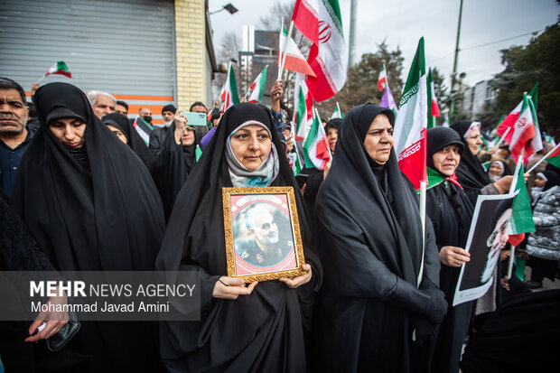 راهپیمایی ۲۲ بهمن در قزوین