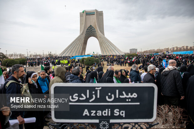 راهپیمایی ۲۲ بهمن در تهران