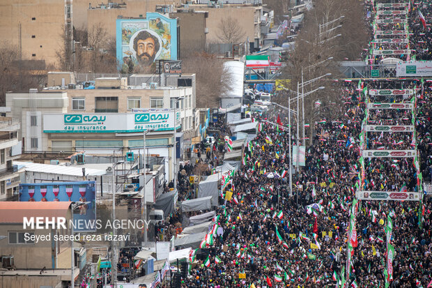 راهپیمایی ۲۲ بهمن در تهران