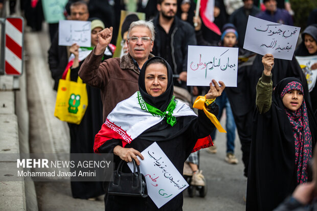 راهپیمایی ۲۲ بهمن در قزوین