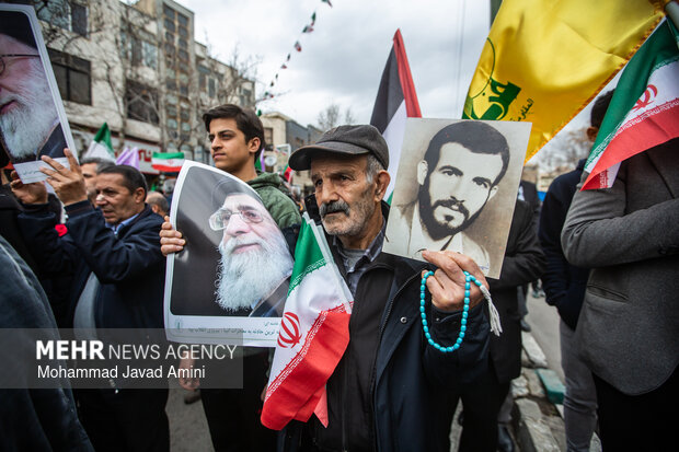 راهپیمایی ۲۲ بهمن در قزوین