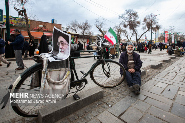 راهپیمایی ۲۲ بهمن در قزوین