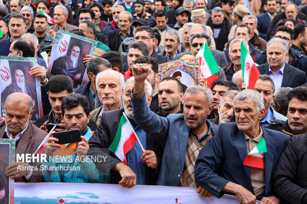 راهپیمایی ۲۲ بهمن در تالش