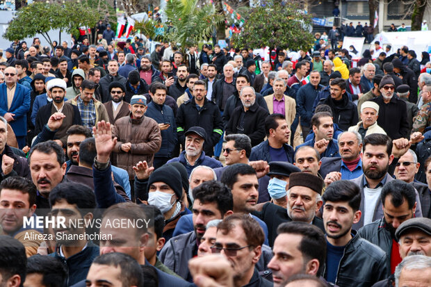 راهپیمایی ۲۲ بهمن در تالش