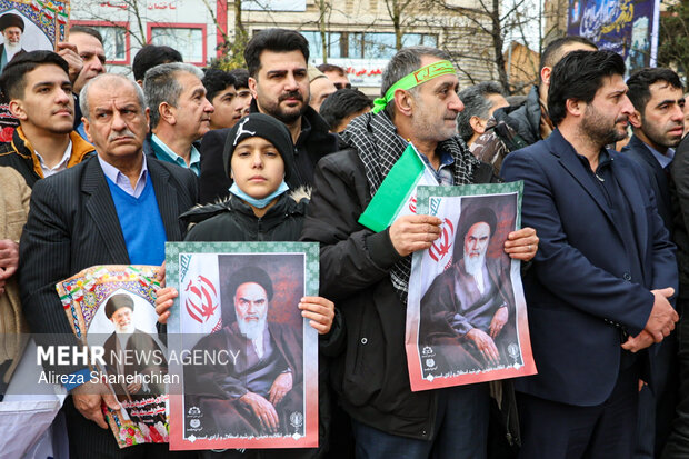 راهپیمایی ۲۲ بهمن در تالش